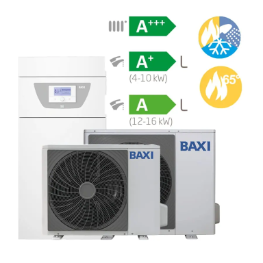BAXI ALYA E FS-A 12KW oras-vanduo šilumos siurblys su integruotu 180l. karšto vandens šildytuvu. (trifazis) BAXI ALYA E FS-A 12KW oras-vanduo šilumos siurblys su integruotu 180l. karšto vandens šildytuvu. (trifazis)