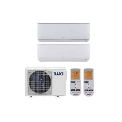 Oro kondicionierius BAXI ASTRA MULTISPLIT 7,9 kW – komplektas su 2 x 2,55 kw vidiniais blokais 2 Oro kondicionierius BAXI ASTRA MULTISPLIT 7,9 kW – komplektas su 2 x 2,55 kw vidiniais blokais 2