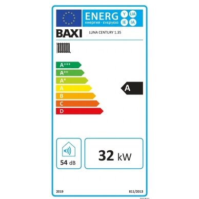 Baxi Luna Century +1.35 dujinis kondensacinis katilas 3 Baxi Luna Century +1.35 dujinis kondensacinis katilas 3