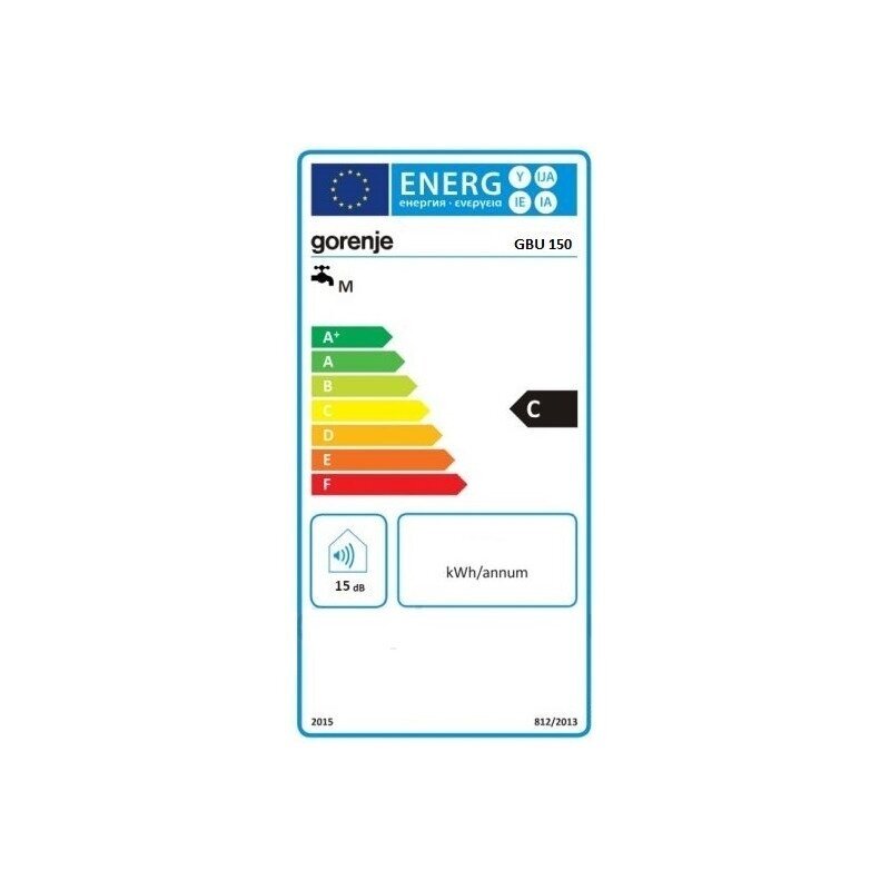 Gorenje Tiki GBU 150 E5 2.0kW 150L pakabinamas elektrinis vandens šildytuvas 3