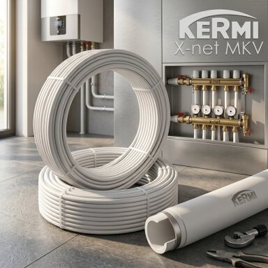 Kermi x-net MKV daugiasluoksnis PE-RT/AL/PE-RT vamzdis 18×2 mm
