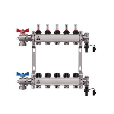 Kolektorius INOX 12 ž su srauto matuokliu L-710 mm WIGELL 1 Kolektorius INOX 12 ž su srauto matuokliu L-710 mm WIGELL 1