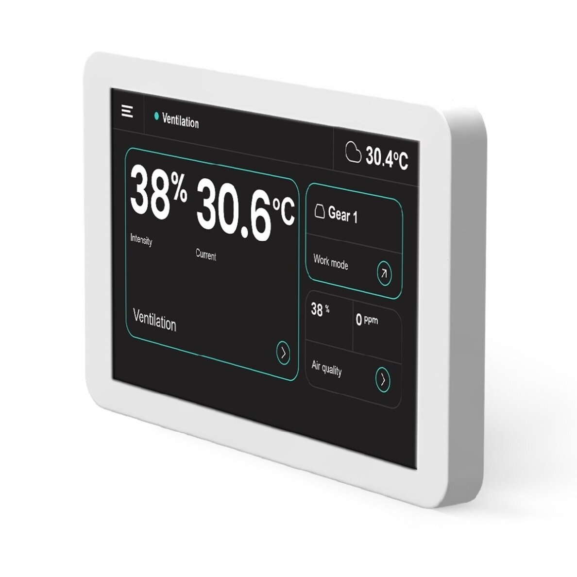 LCD SimpleTouch pultas su WiFi ir Bluetooth baltas OXYGEN
