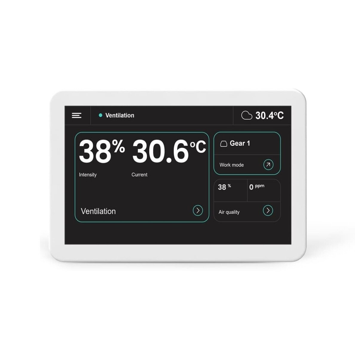 LCD SimpleTouch pultas su WiFi ir Bluetooth baltas OXYGEN 1 LCD SimpleTouch pultas su WiFi ir Bluetooth baltas OXYGEN 1