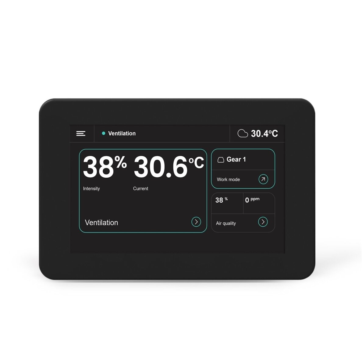 LCD SimpleTouch pultas su WiFi ir Bluetooth juodas OXYGEN 1