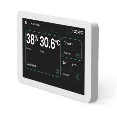 LCD SimpleTouch pultas su WiFi ir Bluetooth baltas OXYGEN LCD SimpleTouch pultas su WiFi ir Bluetooth baltas OXYGEN