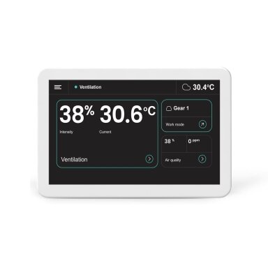 LCD SimpleTouch pultas su WiFi ir Bluetooth baltas OXYGEN LCD SimpleTouch pultas su WiFi ir Bluetooth baltas OXYGEN
