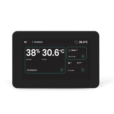 LCD SimpleTouch pultas su WiFi ir Bluetooth juodas OXYGEN LCD SimpleTouch pultas su WiFi ir Bluetooth juodas OXYGEN