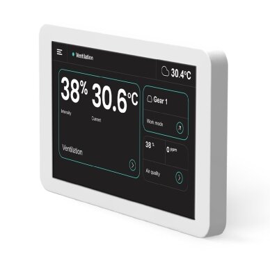 LCD SimpleTouch pultas su WiFi ir Bluetooth baltas OXYGEN