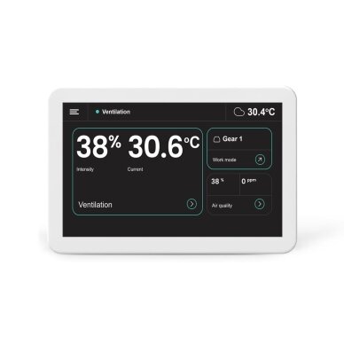 LCD SimpleTouch pultas su WiFi ir Bluetooth baltas OXYGEN 1