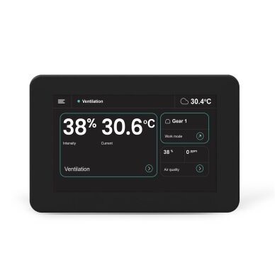 LCD SimpleTouch pultas su WiFi ir Bluetooth juodas OXYGEN 1 LCD SimpleTouch pultas su WiFi ir Bluetooth juodas OXYGEN 1