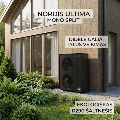 NORDIS ULTIMA MONO oras-vanduo 16.5kW šilumos siurblių be KV talpos