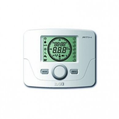 Programuojamas laidinis termostatas Baxi Platinum katilams Programuojamas laidinis termostatas Baxi Platinum katilams