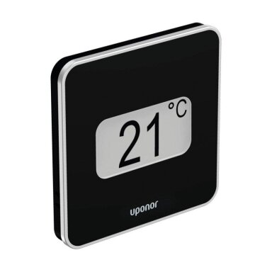 Uponor T-149 D+RH juodas skaitmeninis termostatas, Smatrix Base Uponor T-149 D+RH juodas skaitmeninis termostatas, Smatrix Base