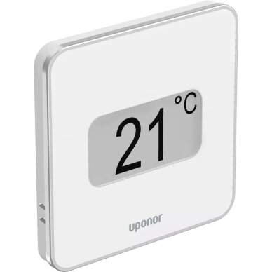 Uponor T-149 D+RH baltas skaitmeninis termostatas, Smatrix Base 1