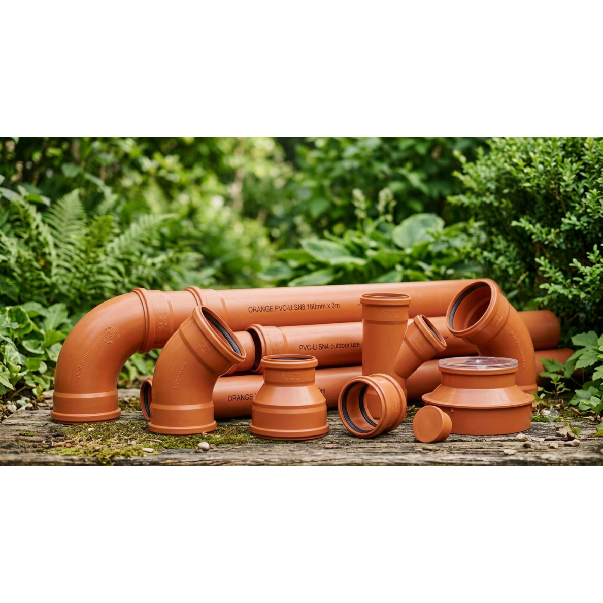 Lauko kanalizacijos vamzdis su mova KGEM DN 110/2000 mm SN4 2