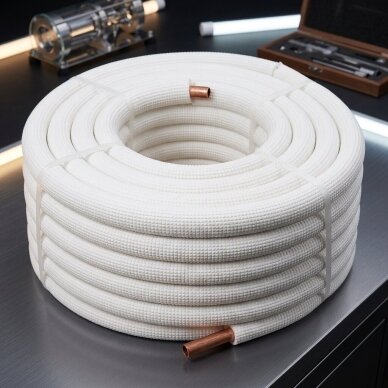 Vamzdis varinis 1/4(6.35mm)x0.70mm su izoliacija rulone 25m 1