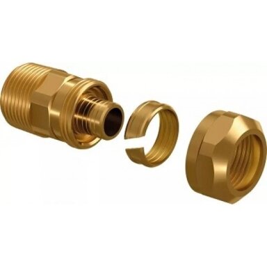 Wipex jungtis 20x2.8 x3/4 išorė Aqua UPONOR Wipex jungtis 20x2.8 x3/4 išorė Aqua UPONOR